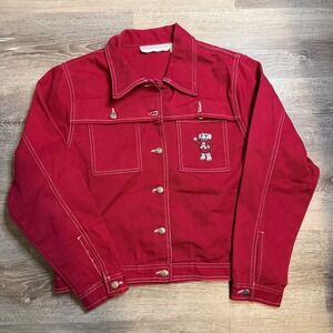 Vintage 80/90s Collegiate Collection Alabama Crimson Tide Denim Jacket Mens M
